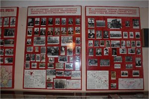 Стенды, посвященные истории 11-й инженерно-саперной Запорожско-Будапештской бригады и 51-й инжерно-саперной Днепроджержинской дивизии